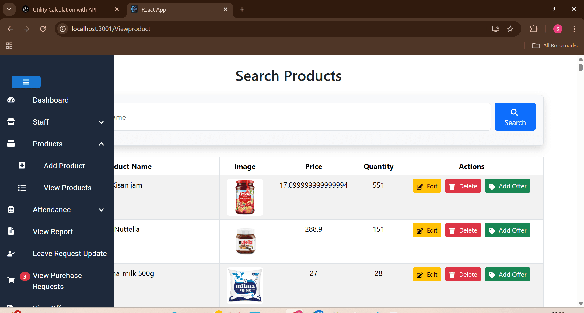 High Utility Pattern Mining for Supermarkets